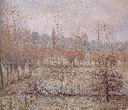 Camille Pissarro Morning frost France oil painting artist